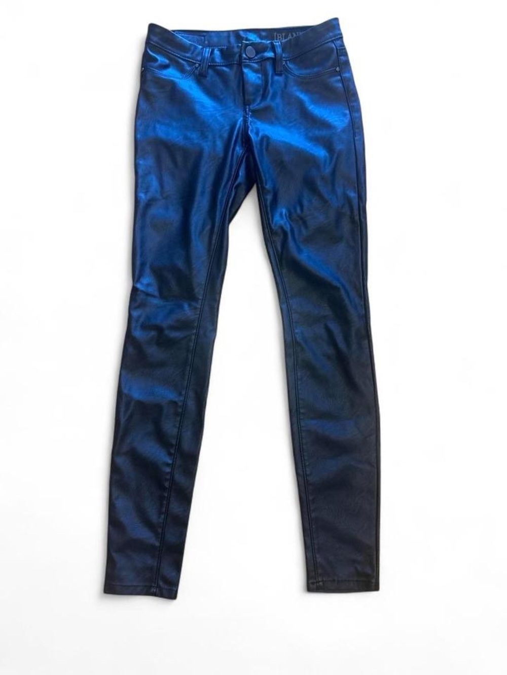 Blank NYC Black Faux Leather Jeans 24